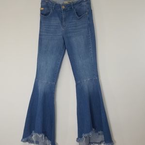 Trama Jeans Bell Bottoms Brazil 42=US 6-8